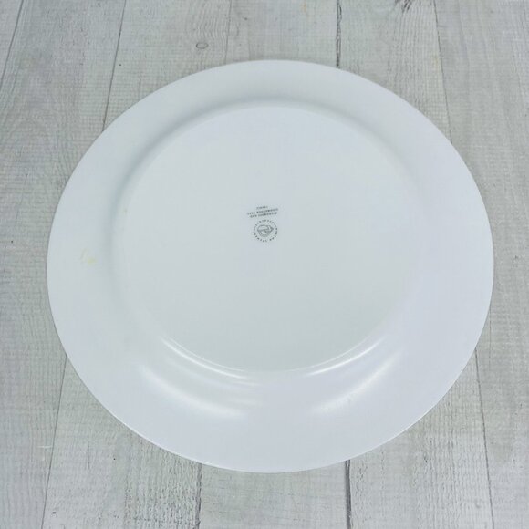 Martha Stewart MTW5 Purple Pacific Wildflowers France Glass Dinner Plates Set 4 - Picture 9 of 16